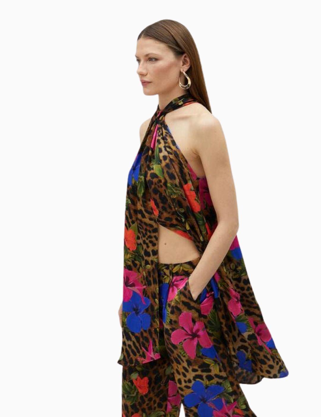 Vestido LOLA CASADEMUNT BY MAITE animal print