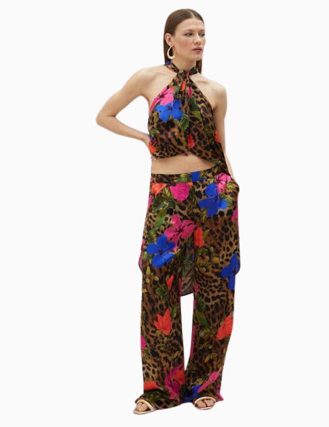 Vestido LOLA CASADEMUNT BY MAITE animal print