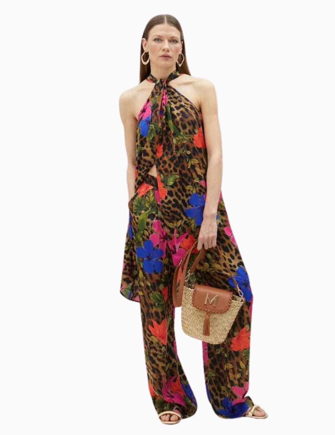 Vestido LOLA CASADEMUNT BY MAITE animal print