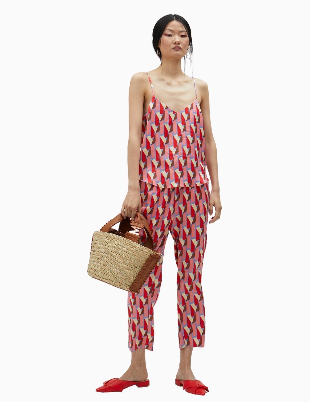 Pantalón LOLA CASADEMUNT BY MAITE estampado