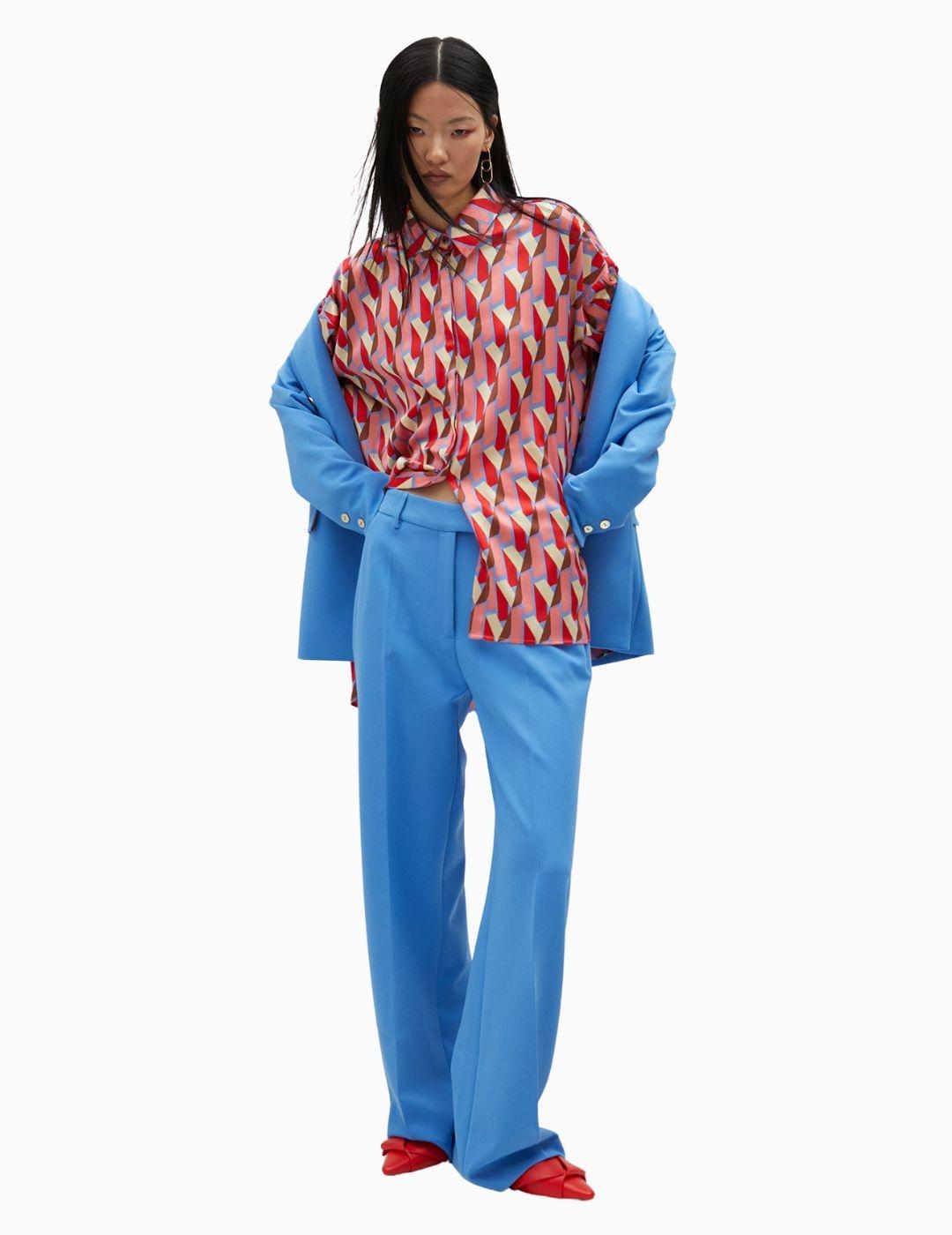 Camisa LOLA CASADEMUNT BY MAITE estampada  