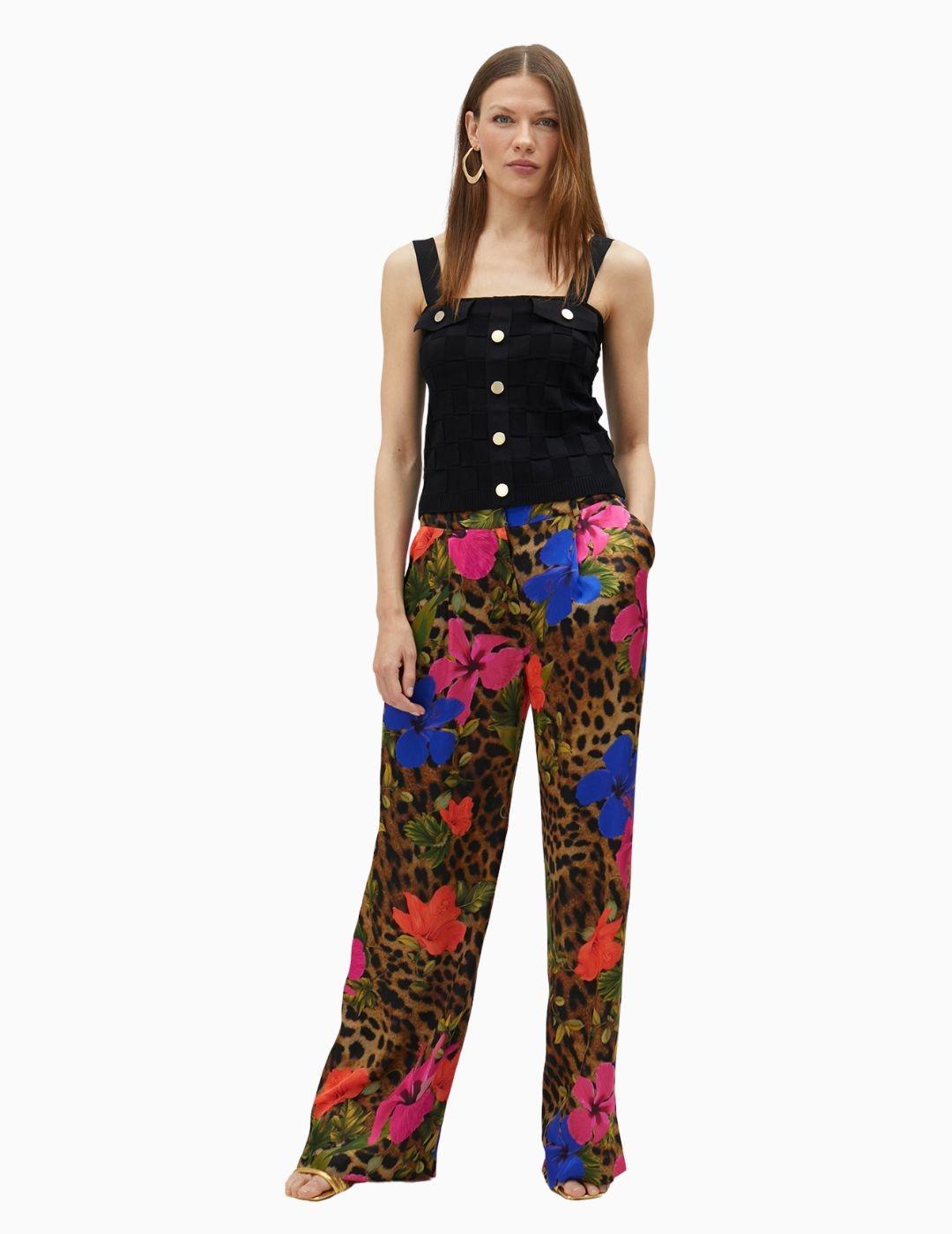 Pantalón LOLA CASADEMUNT BY MAITE estampado  