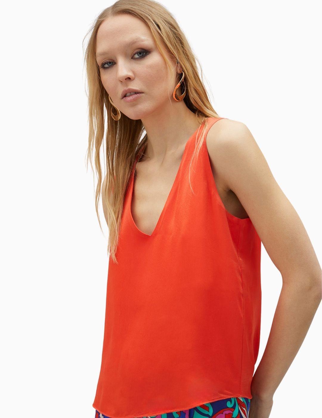 Top LOLA CASADEMUNT BY MAITE  básico de tirantes 