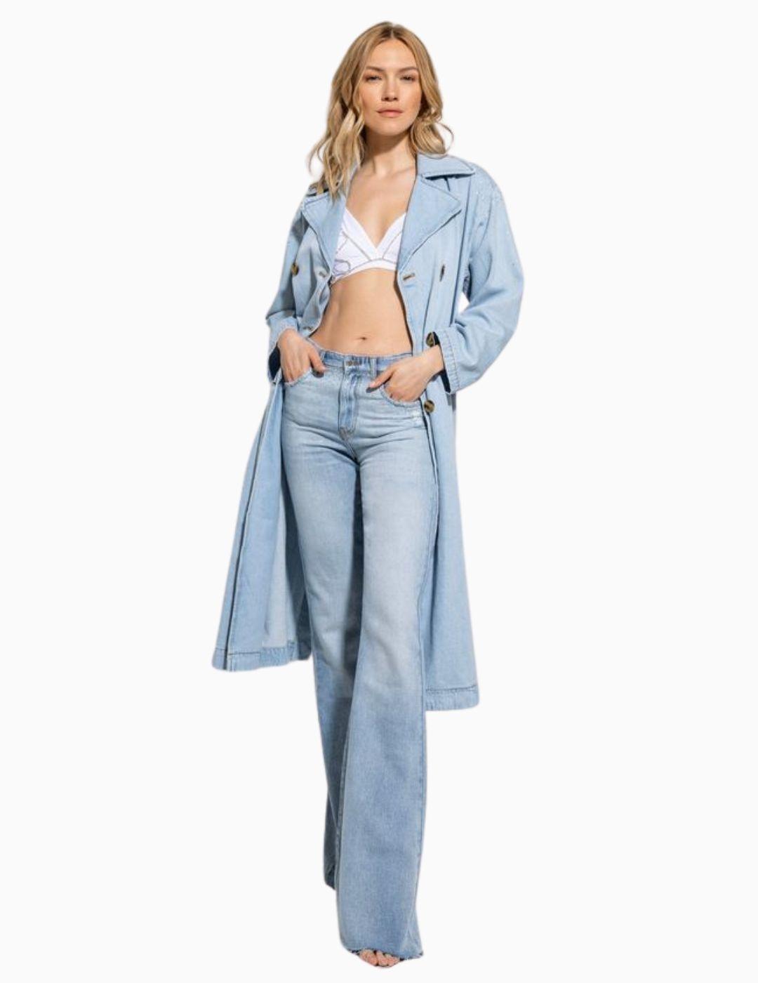 Pantalon RELISH flaire fit con brillos