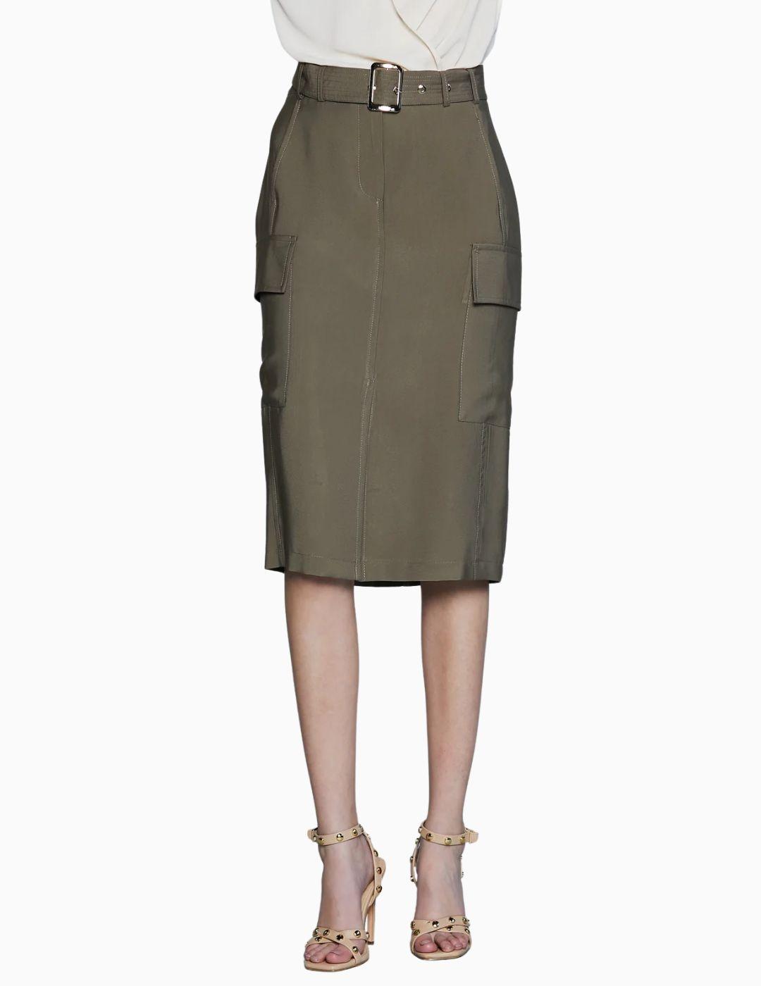 Falda RELISH Vita Alta con Cintura más Tasconi