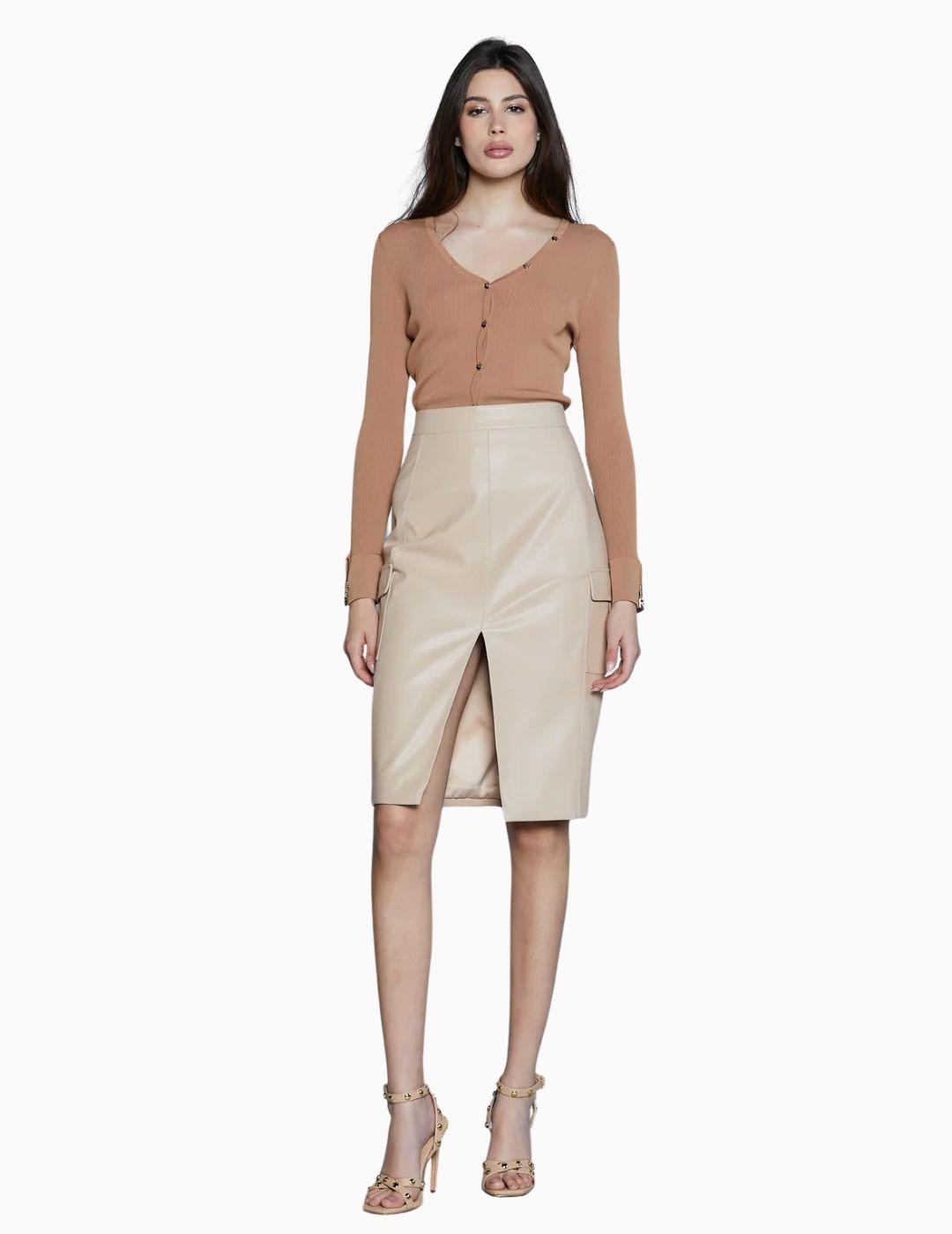 Falda RELISH Vita Alta con Tasconi más Spacco