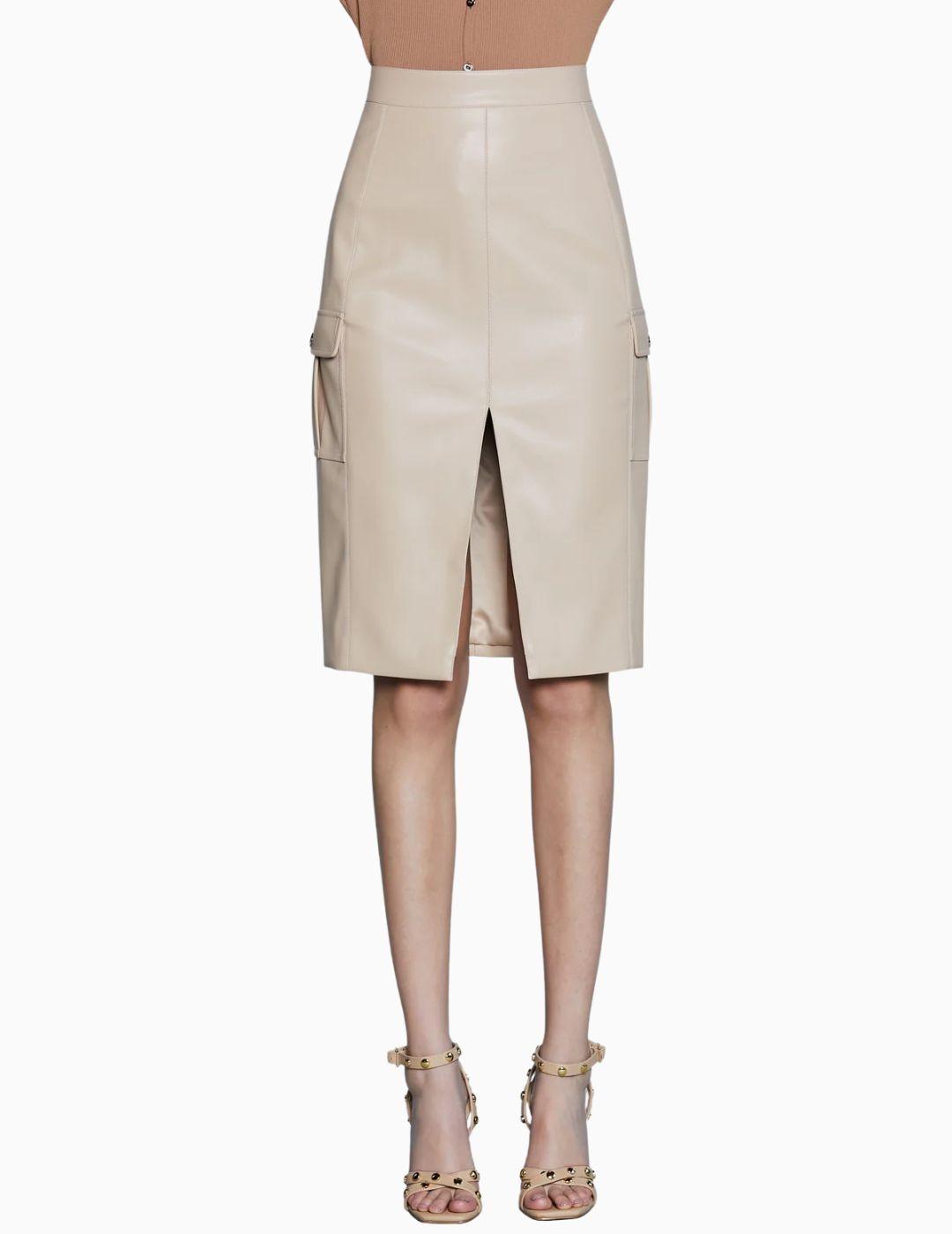 Falda RELISH Vita Alta con Tasconi más Spacco