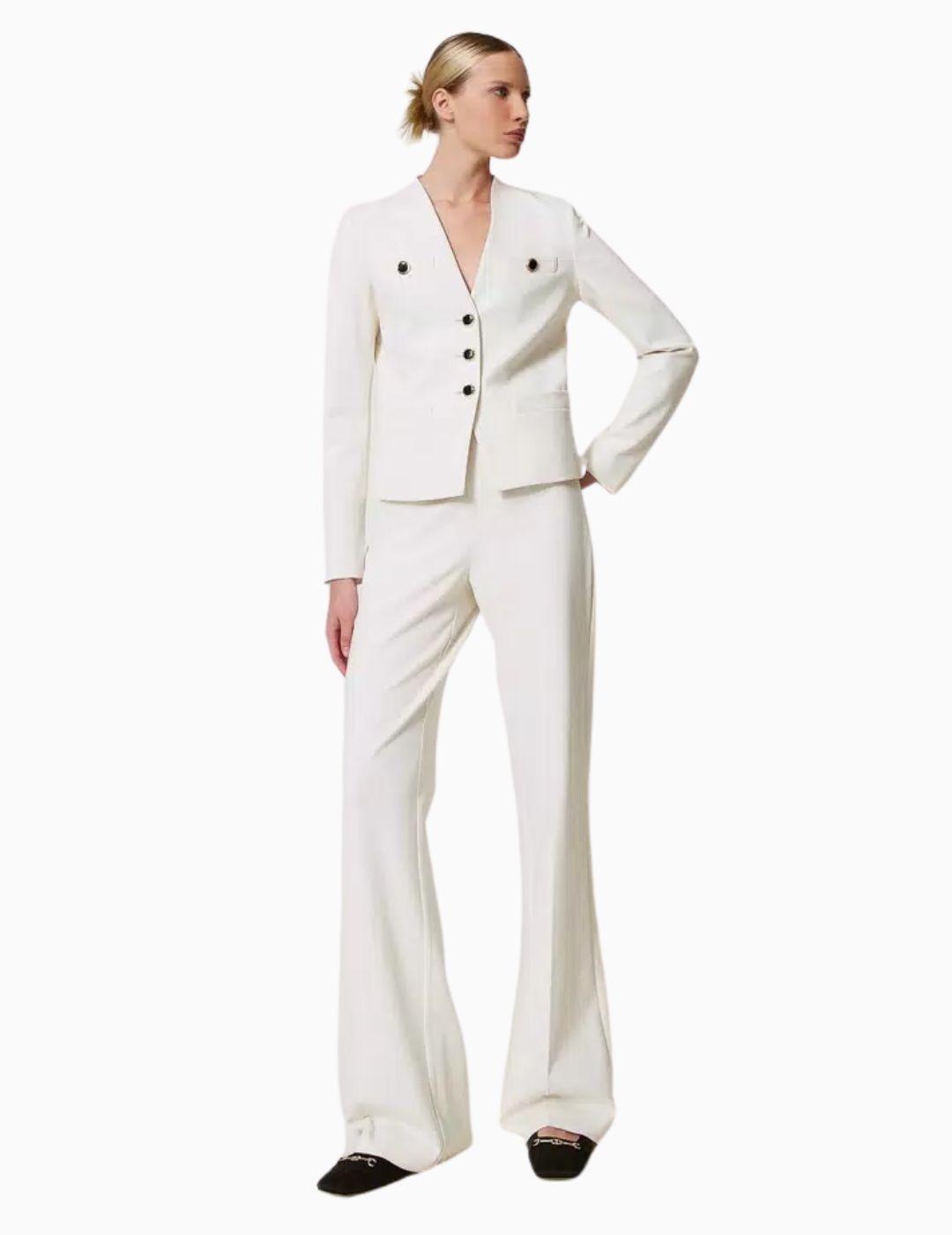 Pantalones TWINSET con botones joya 