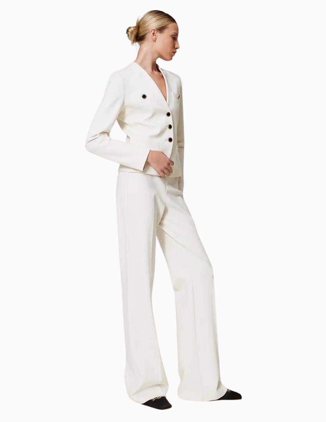 Pantalones TWINSET con botones joya 