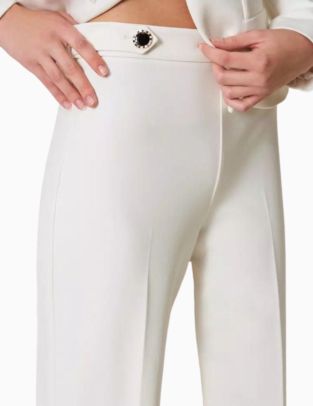Pantalones TWINSET con botones joya 