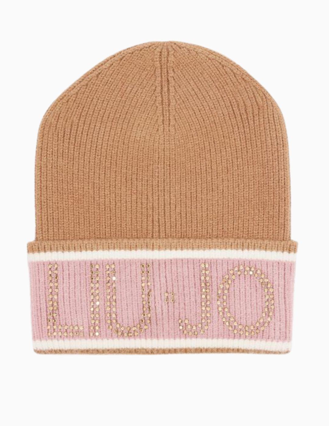 Gorro LIU JO con logotipo de lurex
