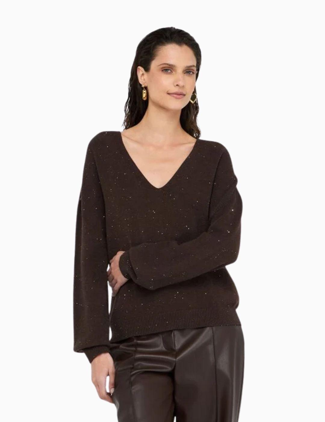 Jersey LIU JO con microlentejuelas  