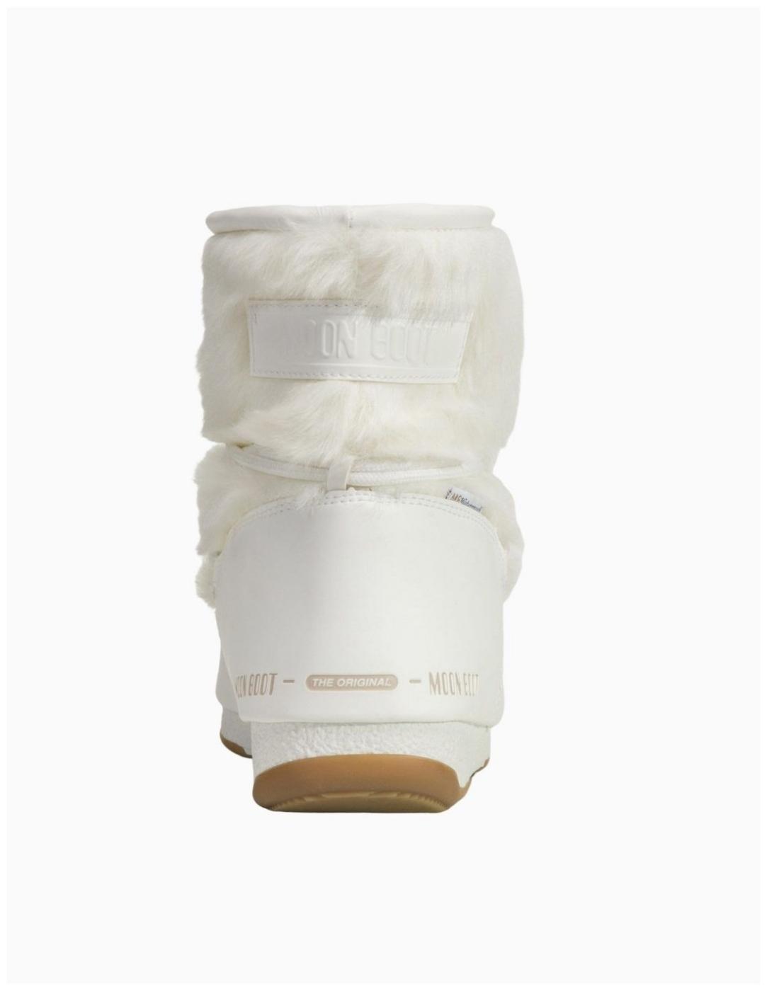 BOTAS MOON BOOT MONACO LOW FUR BLANCAS