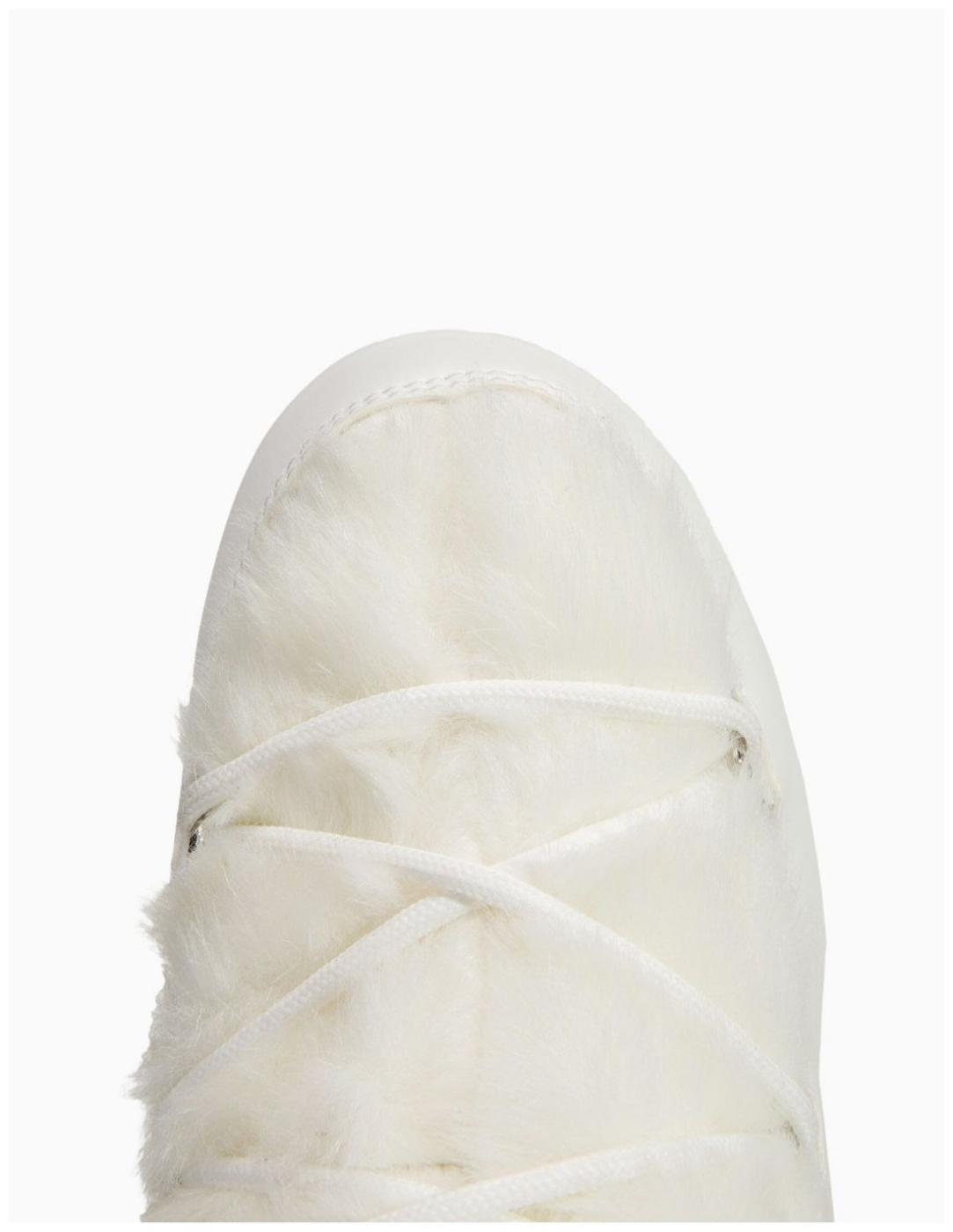 BOTAS MOON BOOT MONACO LOW FUR BLANCAS