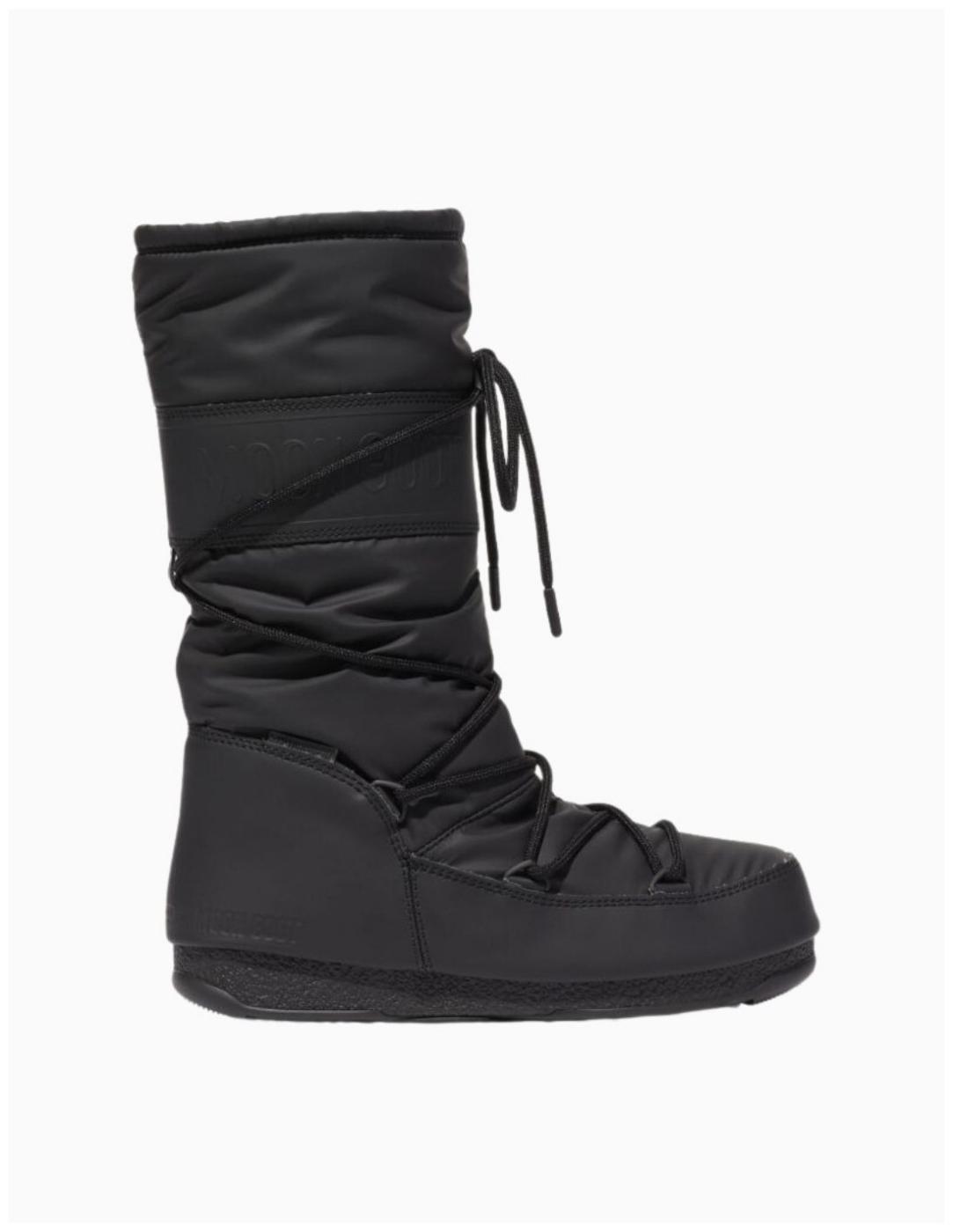 BOTAS MOON BOOT HIGH RUBBER NEGRO