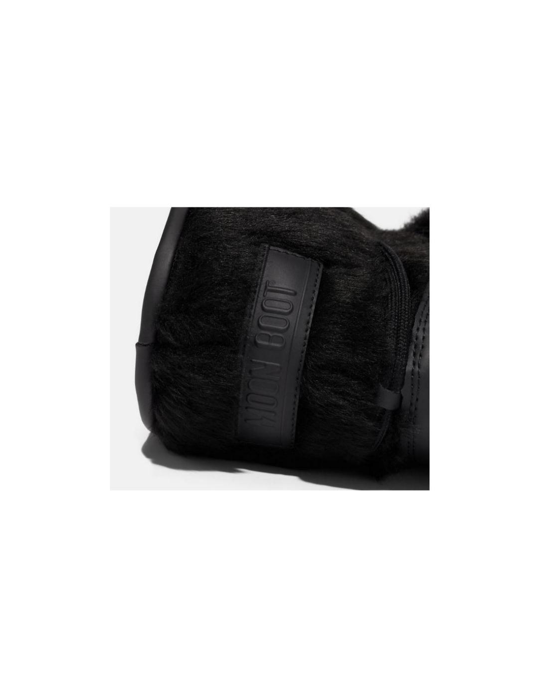 BOTAS MOON BOOT MONACO LOW FUR NEGRAS