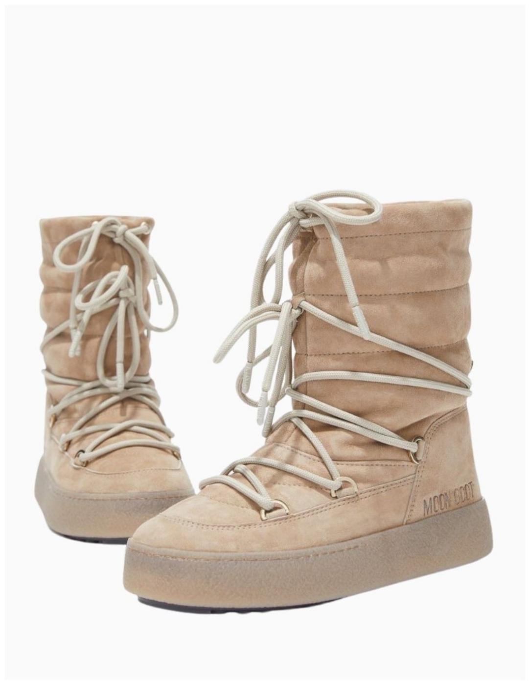 BOTAS MOON BOOT LTRACK SUEDE BEIGE