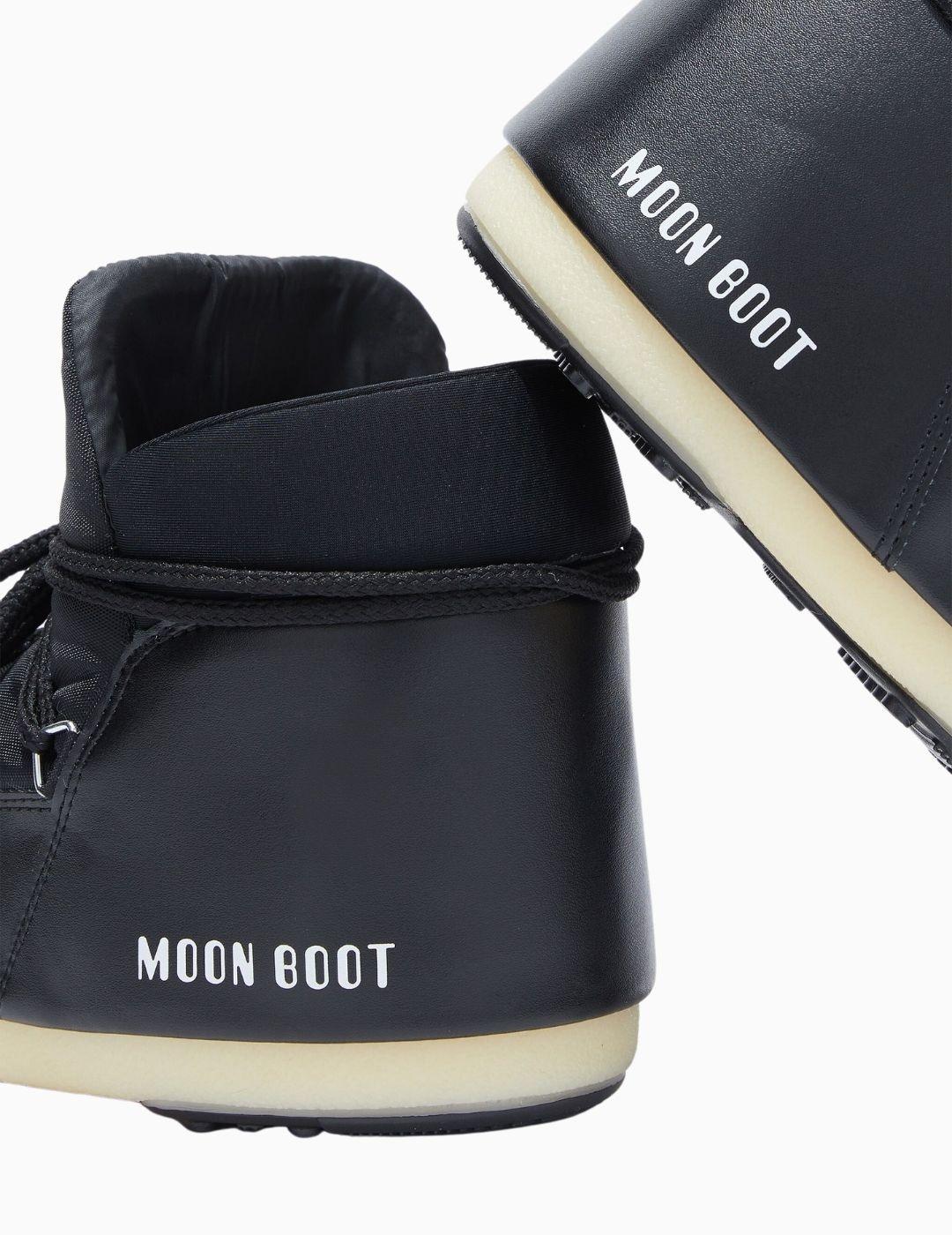 BOTINES MOON BOOT ICON BLACK DE NYLON NEGRO