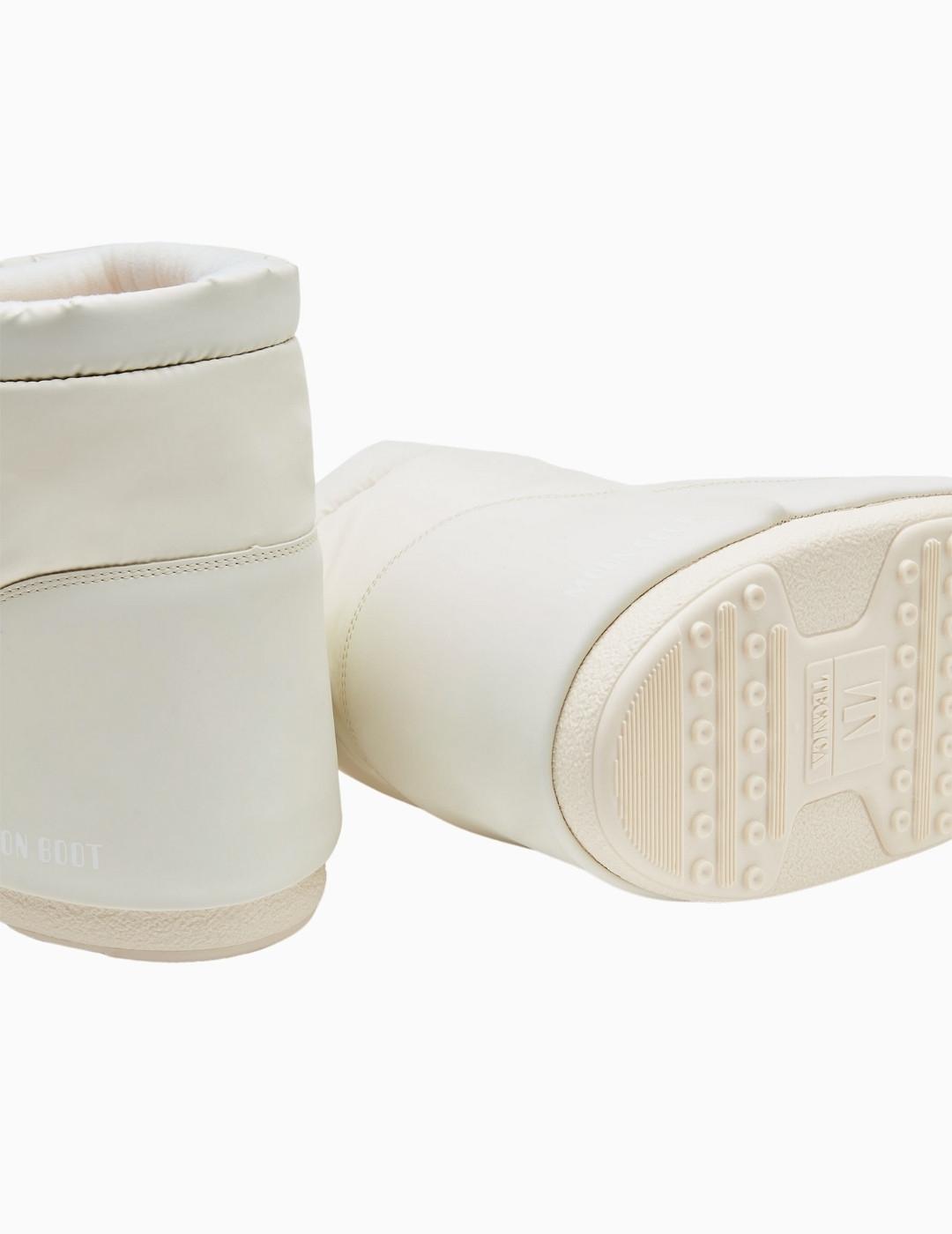 BOTAS MOON BOOT NO LACE CREAM DE GOMA