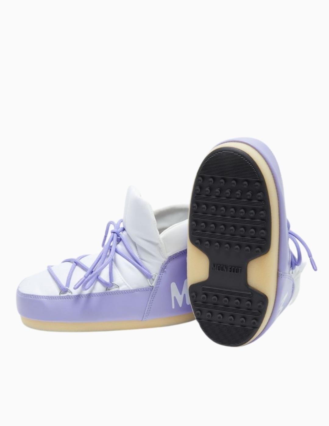 BOTAS MOON BOOT ICON BI-COLOR NYLON LILA