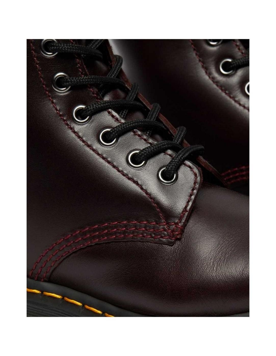 BOTAS DR. MARTENS 1460 SERENA PIEL FORRADA GRANATE