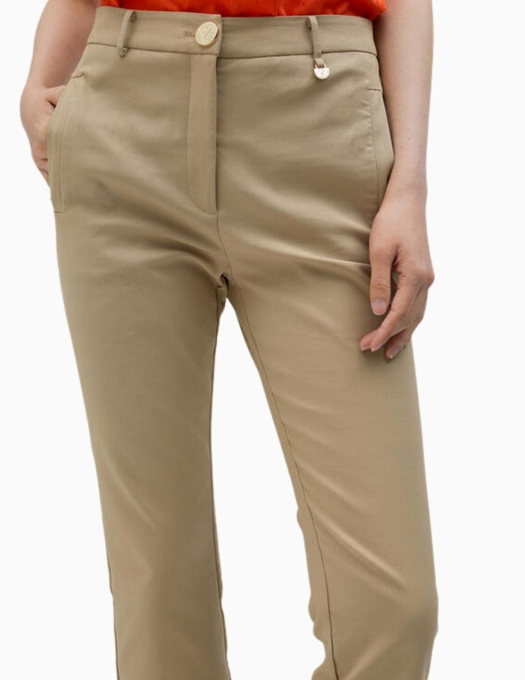 PANTALÓN LOLA CASADEMUNT STRAIGHT CHINO CAMEL