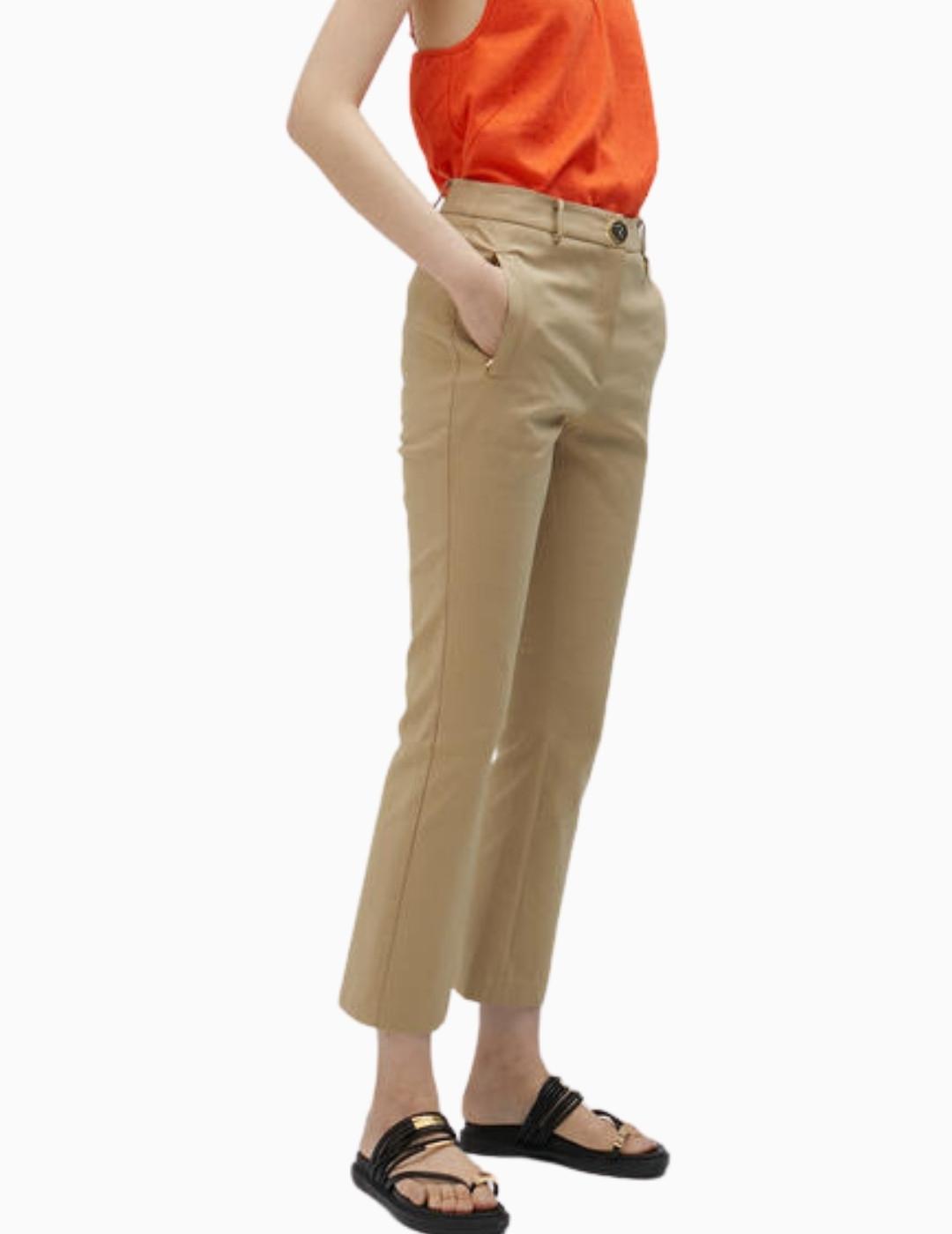 PANTALÓN LOLA CASADEMUNT STRAIGHT CHINO CAMEL