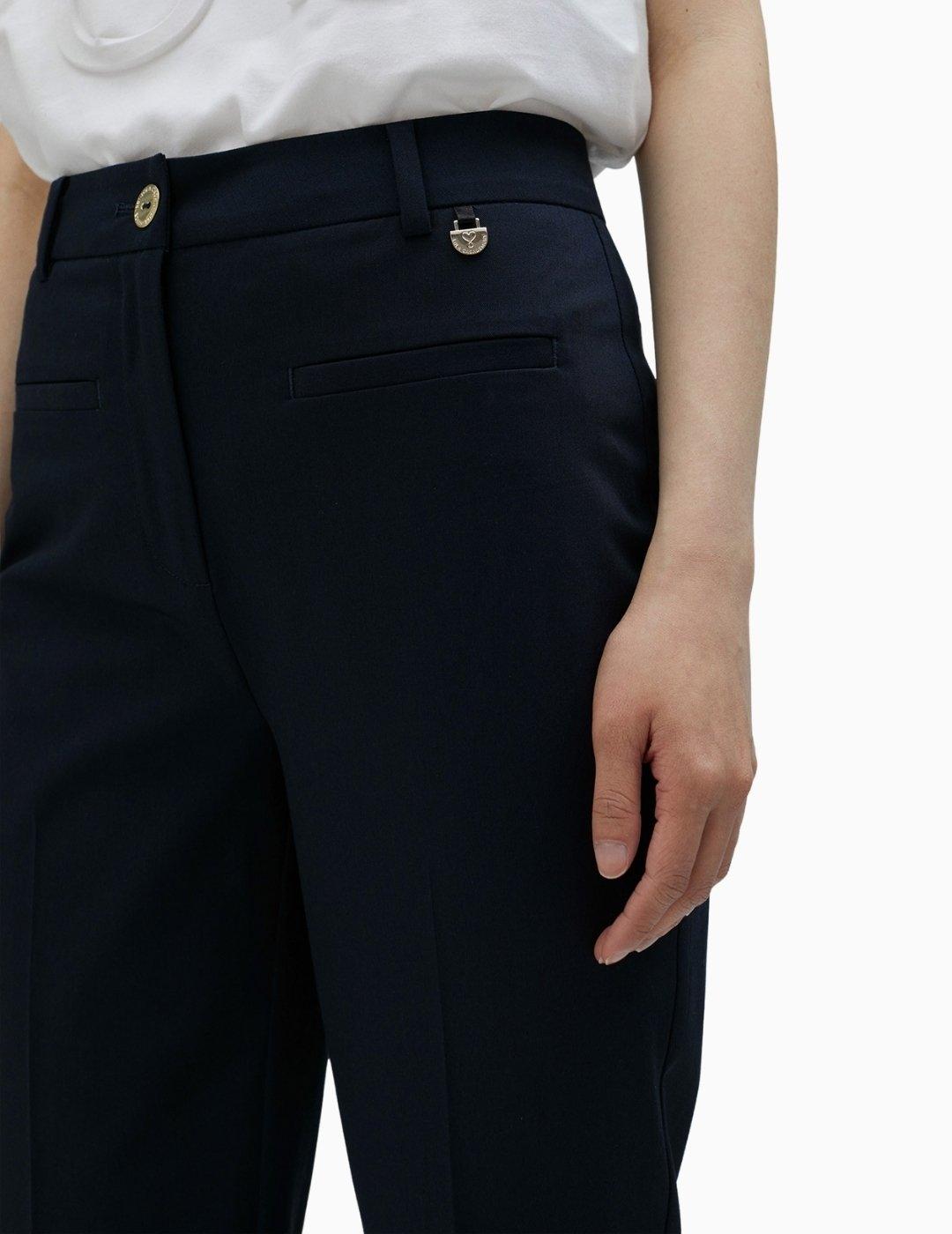 PANTALÓN LOLA CASADEMUNT CAMPANA BÁSICO NAVY