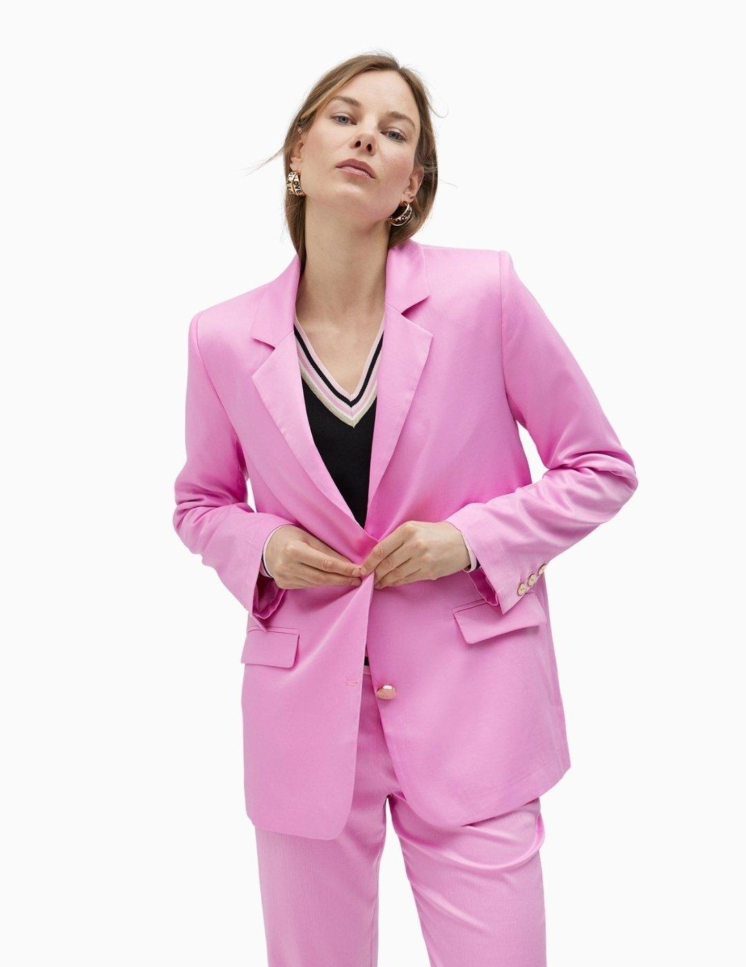 AMERICANA LOLA CASADEMUNT SATINADA ROSA