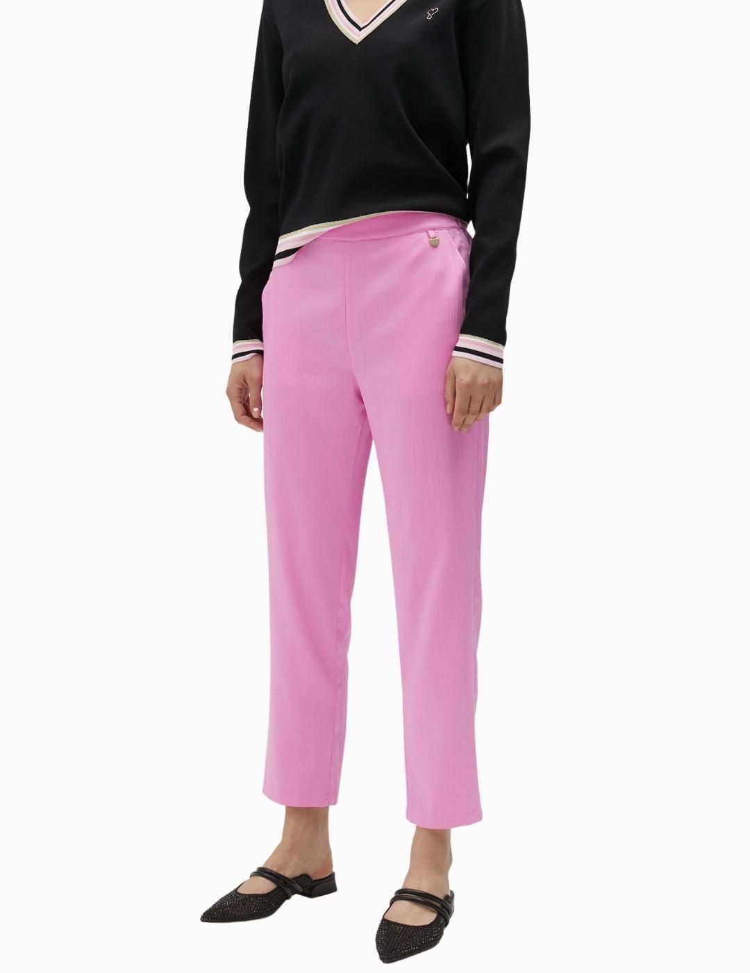  PANTALÓN LOLA CASADEMUNT SATINADO ROSA
