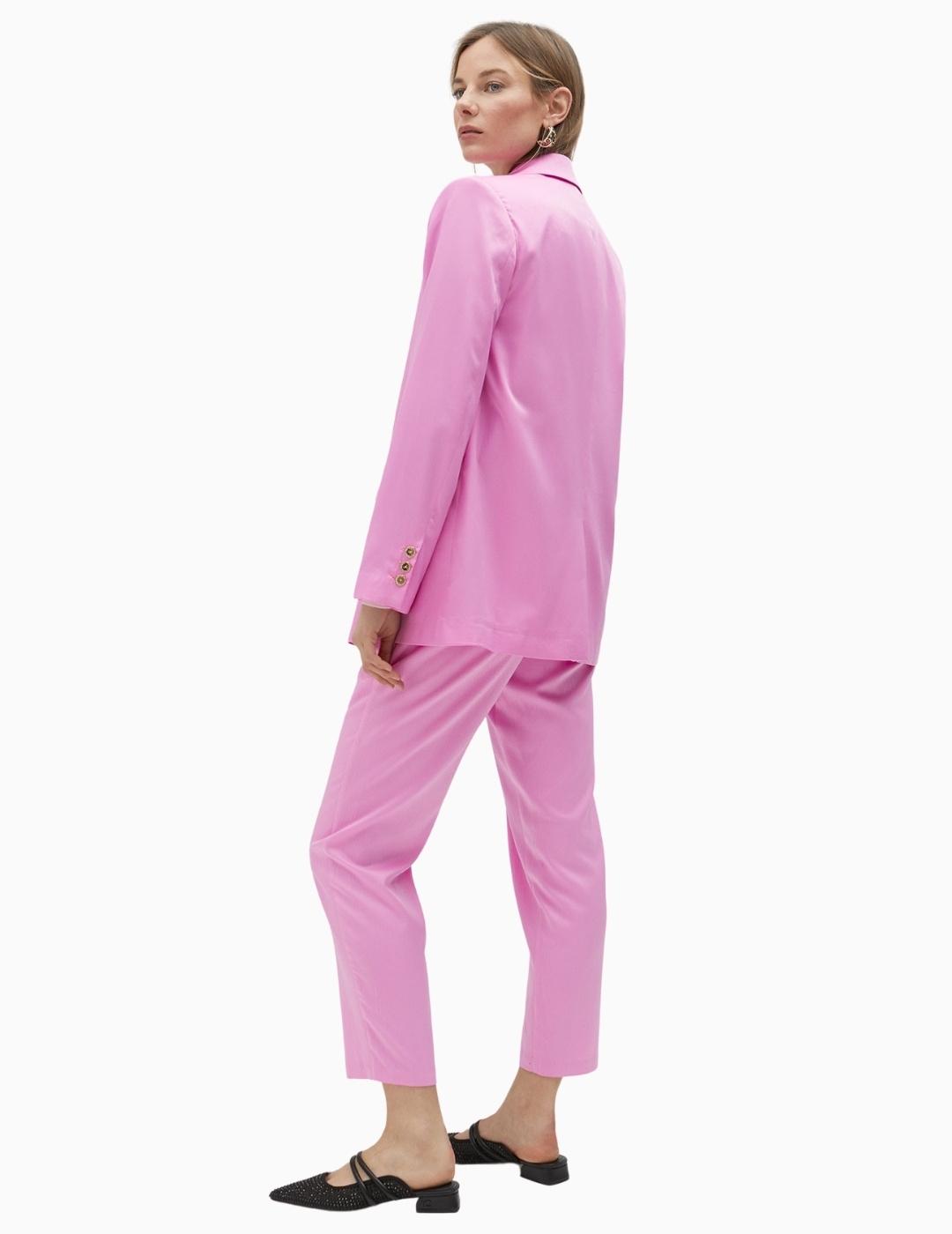  PANTALÓN LOLA CASADEMUNT SATINADO ROSA