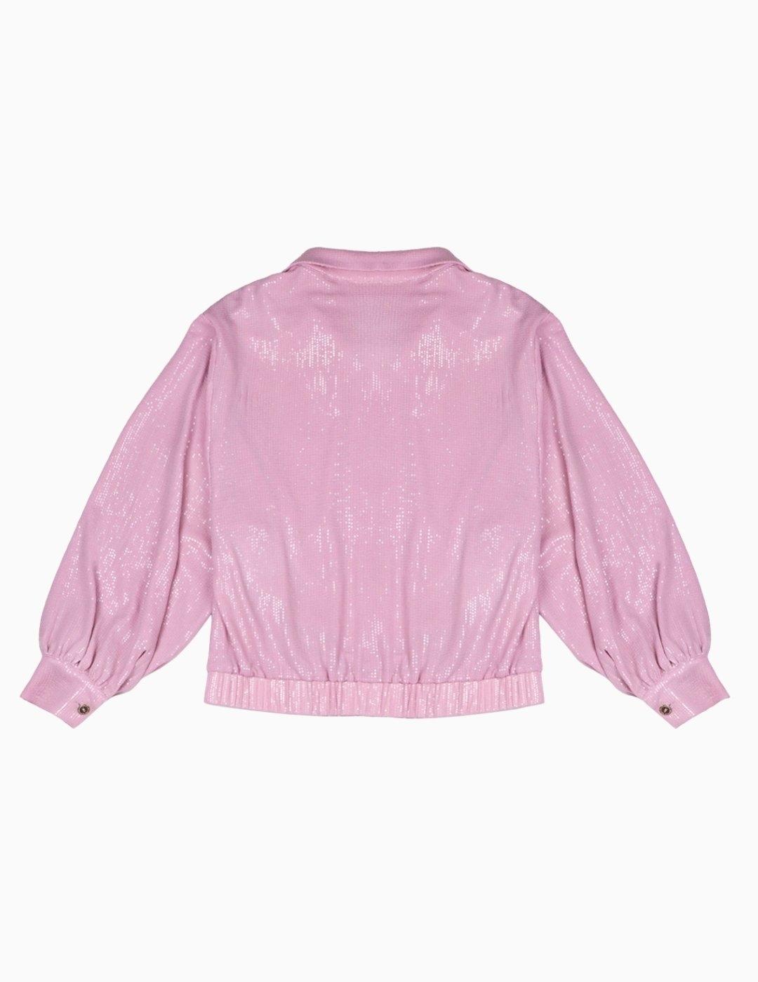 BOMBER LOLA CASADEMUNT LENTEJUELAS ROSA