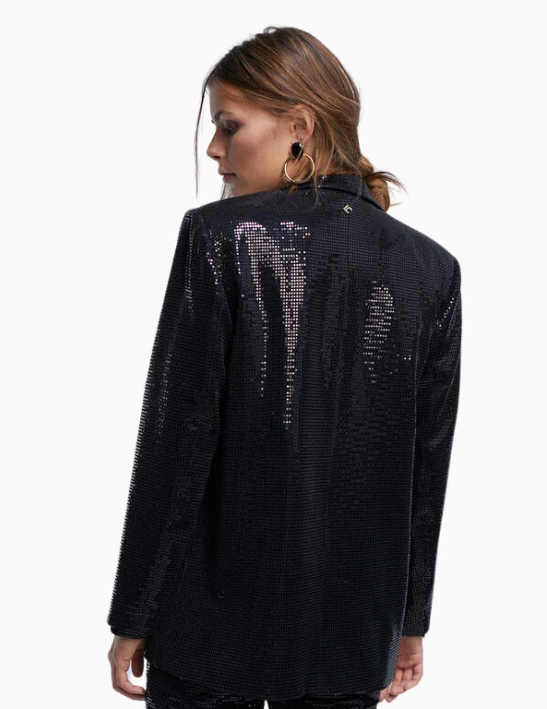 AMERICANA LOLA CASADEMUNT FALSA LENTEJUELA NEGRA