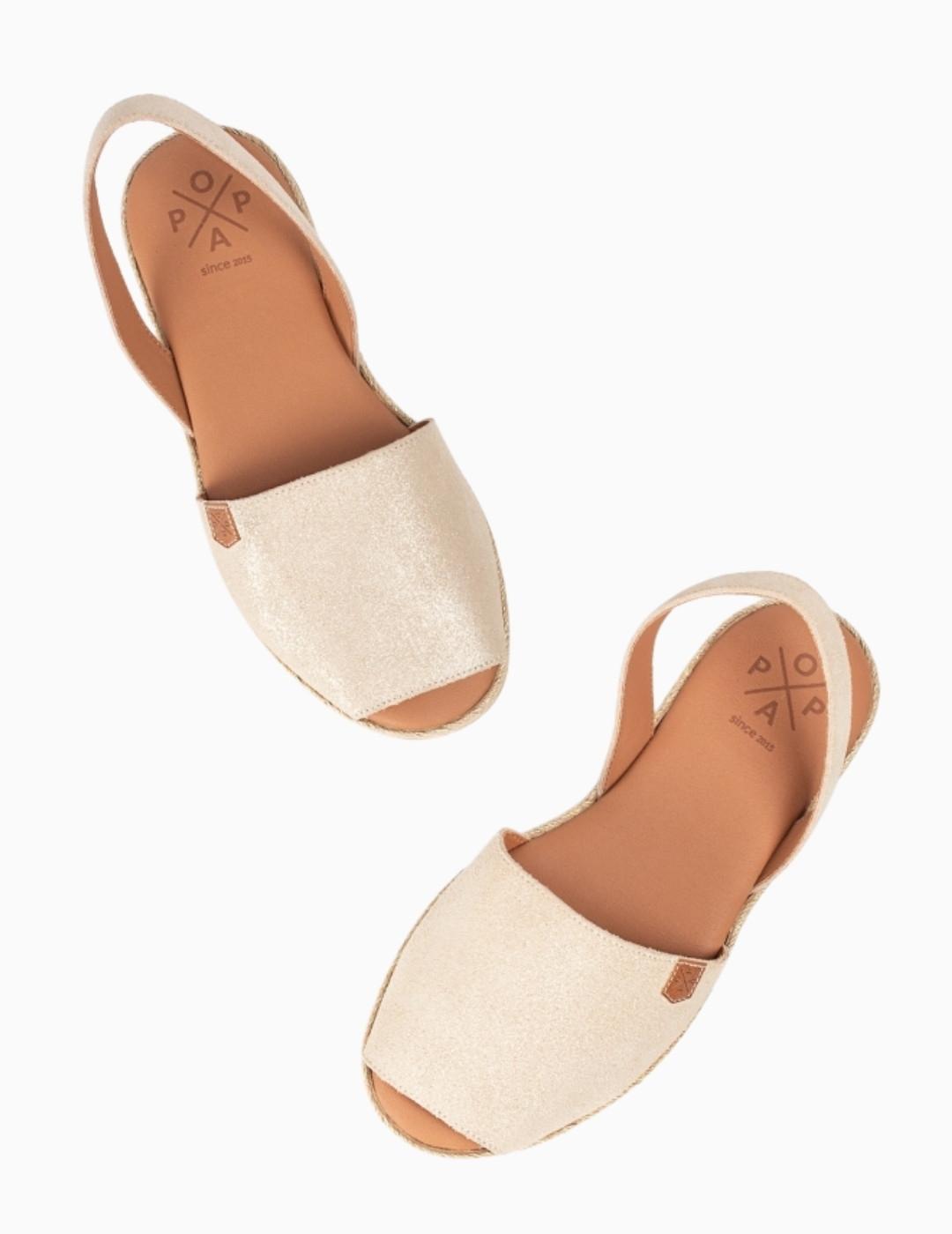 SANDALIAS POPA FALESIA BOREAL ORO