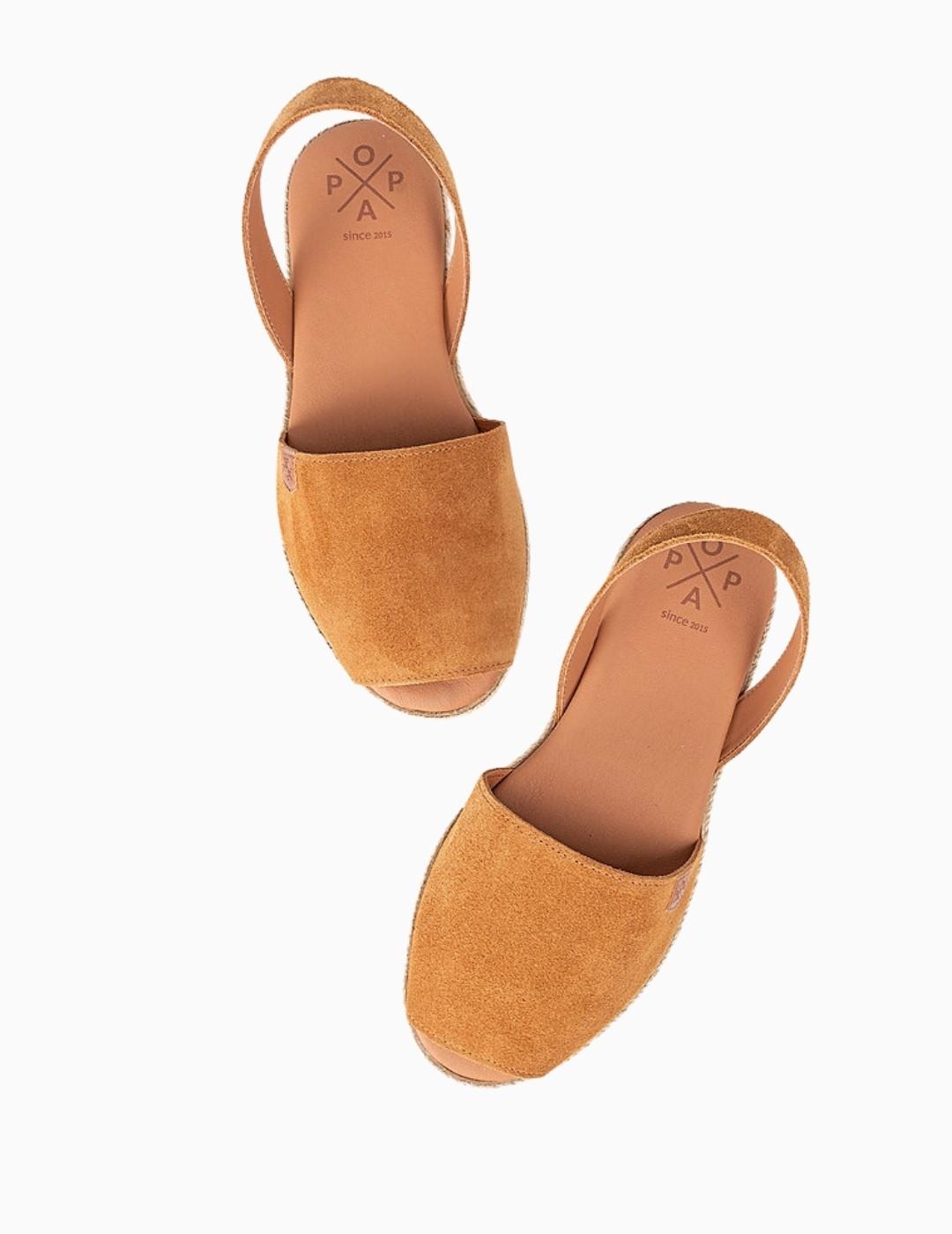 SANDALIAS POPA FALESIA SERRAJE CUERO