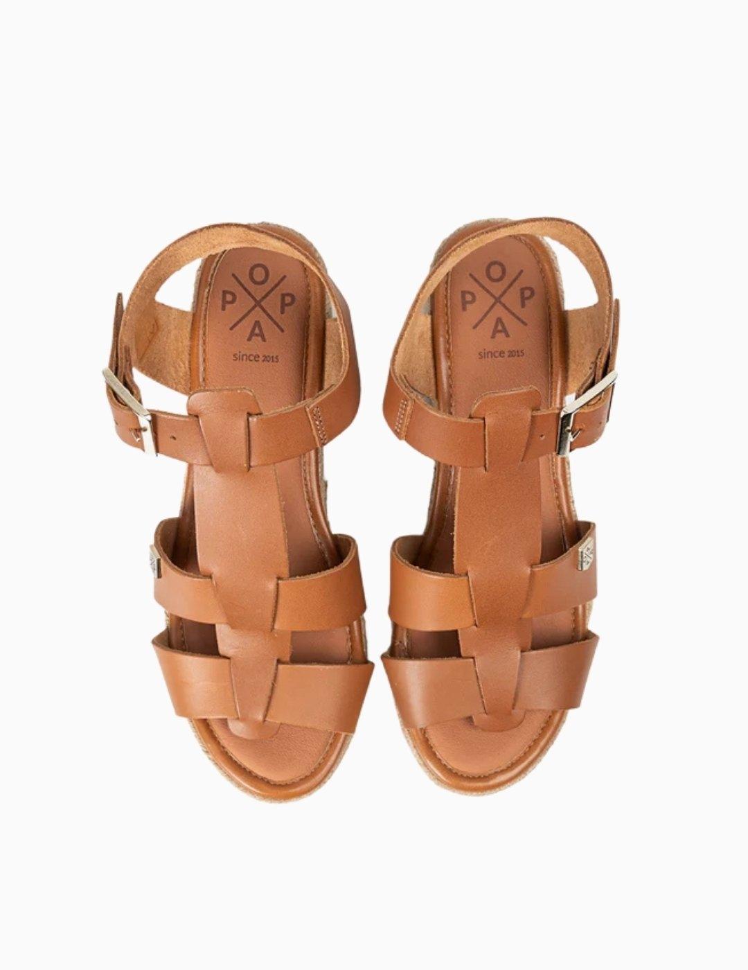 SANDALIAS POPA GRUMANI PIEL CUERO