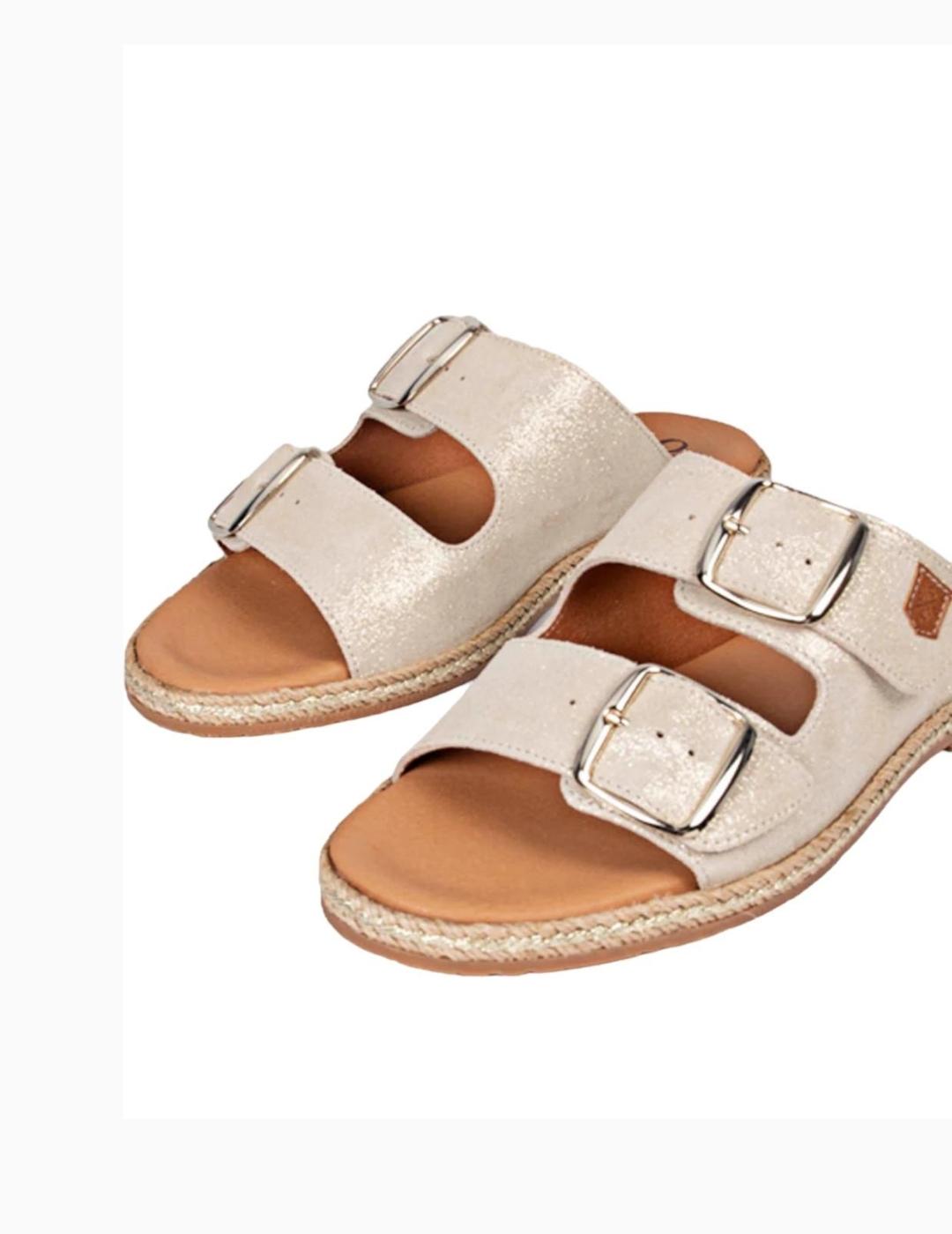 SANDALIAS POPA GALDANA BOREAL ORO PLANAS