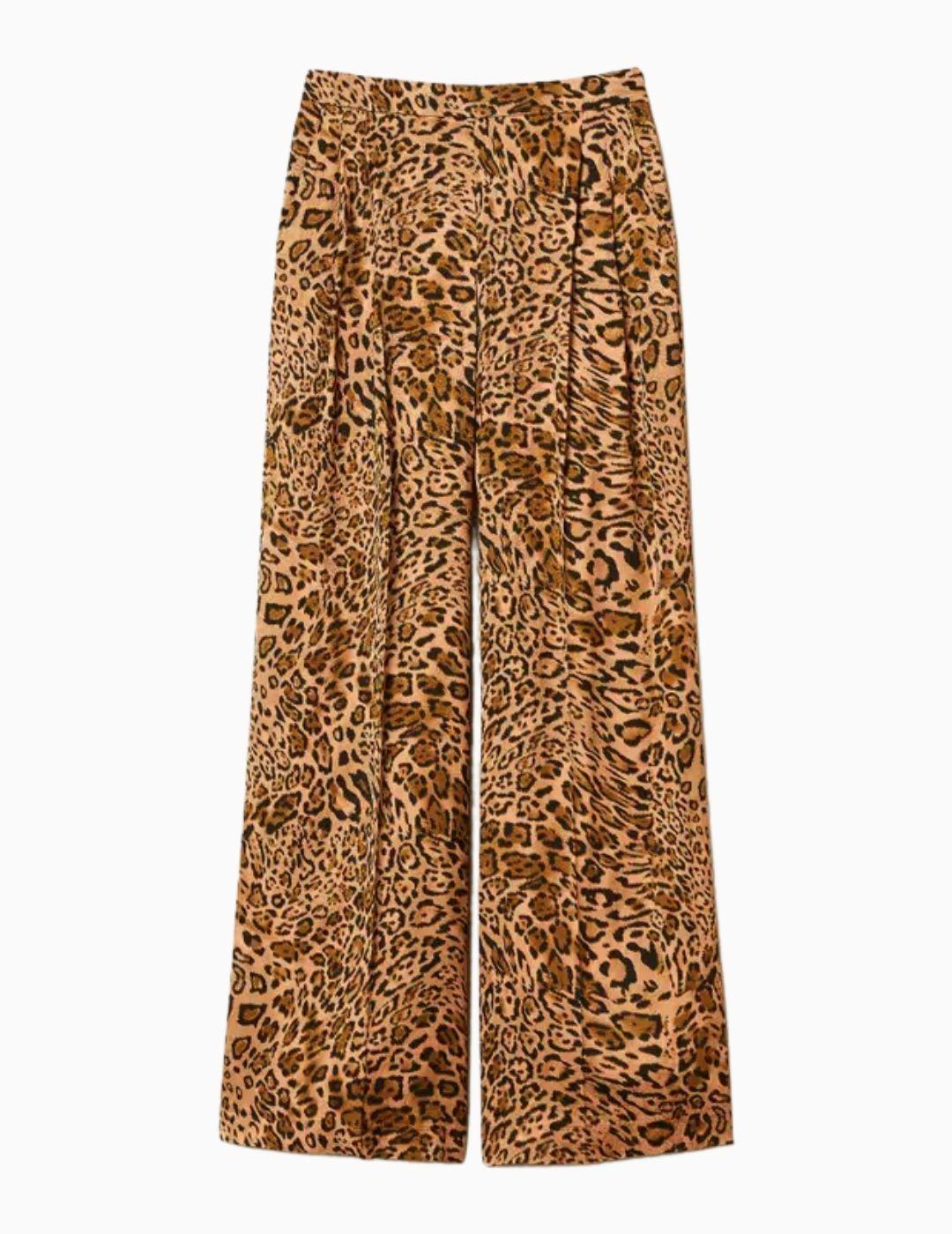 PANTALON TWINSET DE JACQUARD ANIMAL PRINT