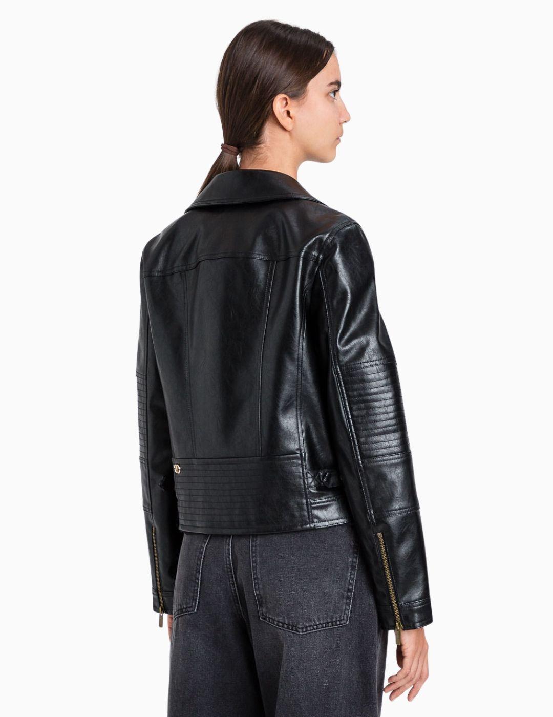 CHAQUETA TWINSET CUERO