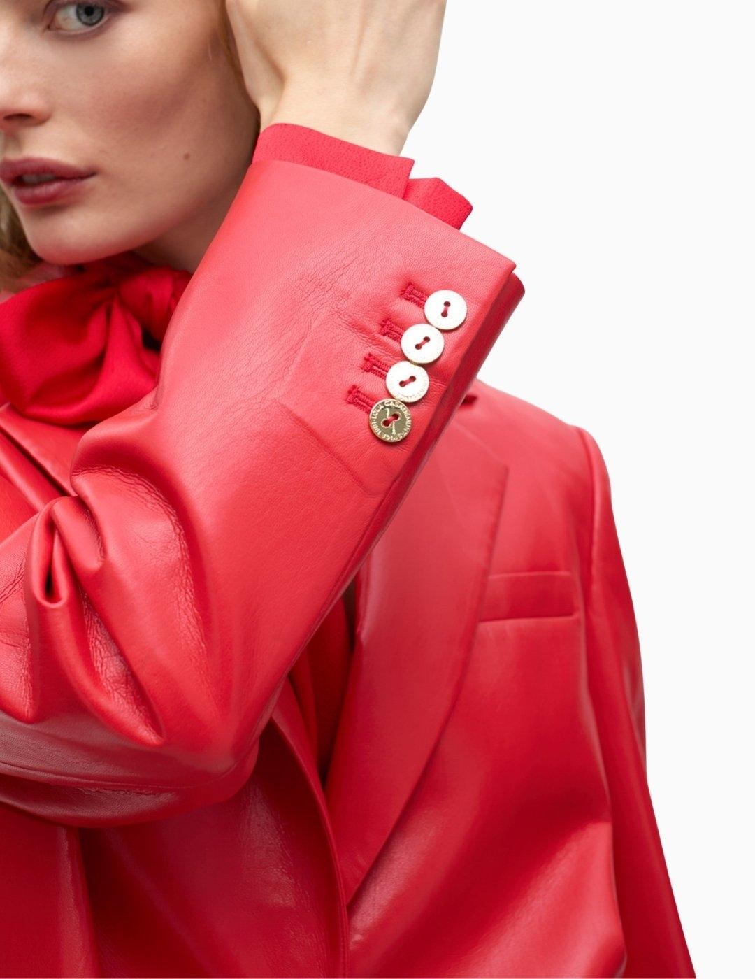 AMERICANA LOLA CSDM PU OVERSIZE ROJO