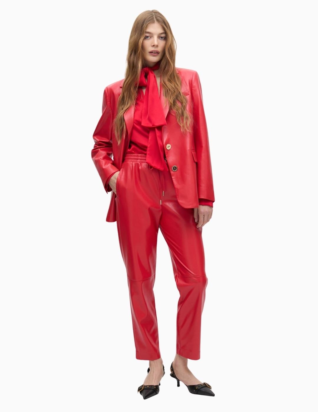 AMERICANA LOLA CSDM PU OVERSIZE ROJO