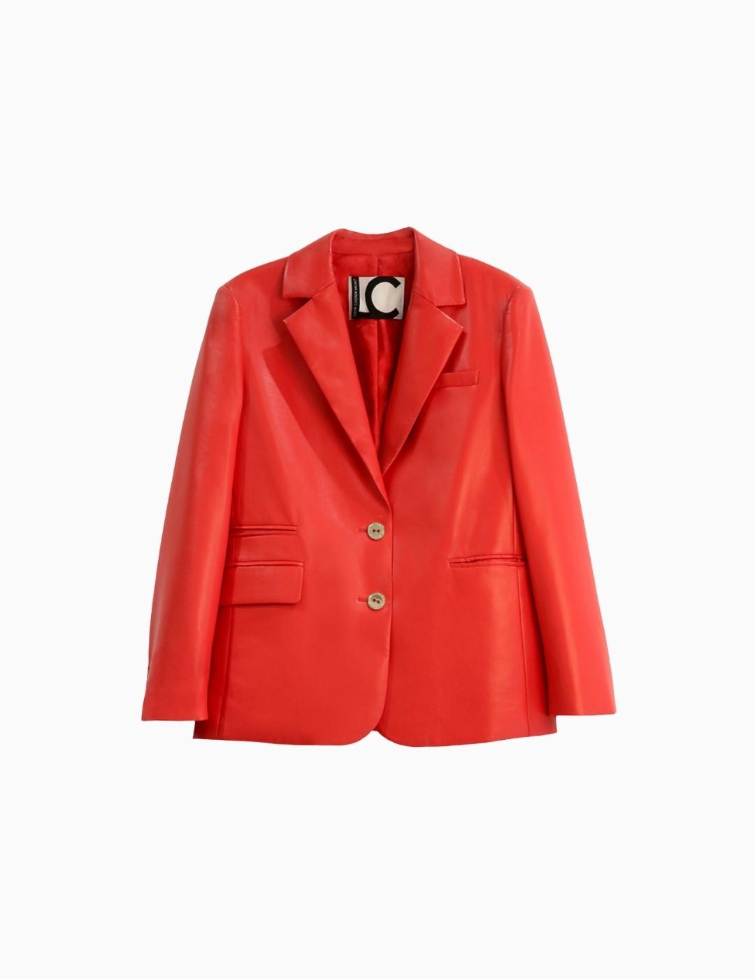 AMERICANA LOLA CSDM PU OVERSIZE ROJO