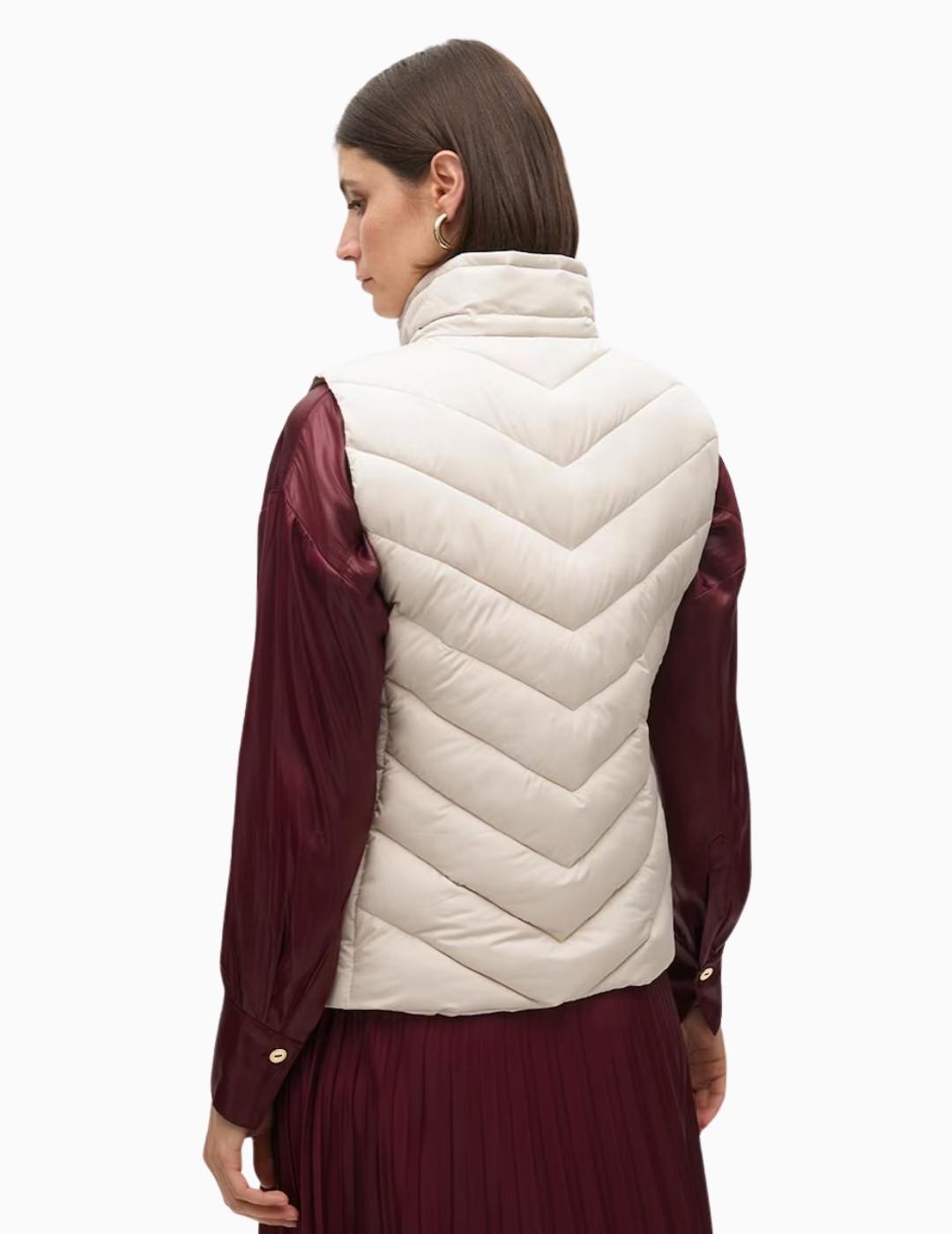 CHALECO LOLA CSDM CORTO ACOLCHADO CRUDO