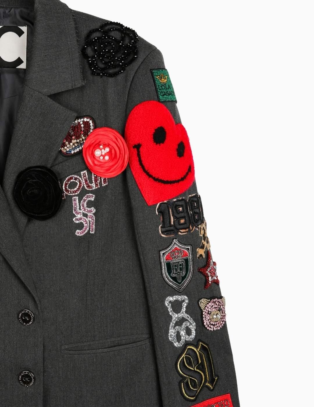 AMERICANA  LOLA CSDM OVERSIZE CRUZADA PARCHES