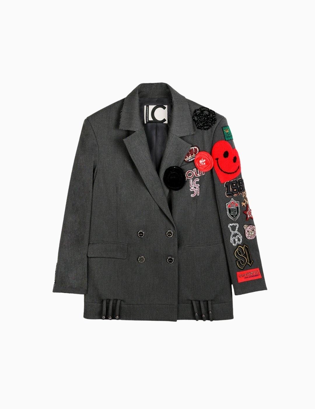 AMERICANA  LOLA CSDM OVERSIZE CRUZADA PARCHES