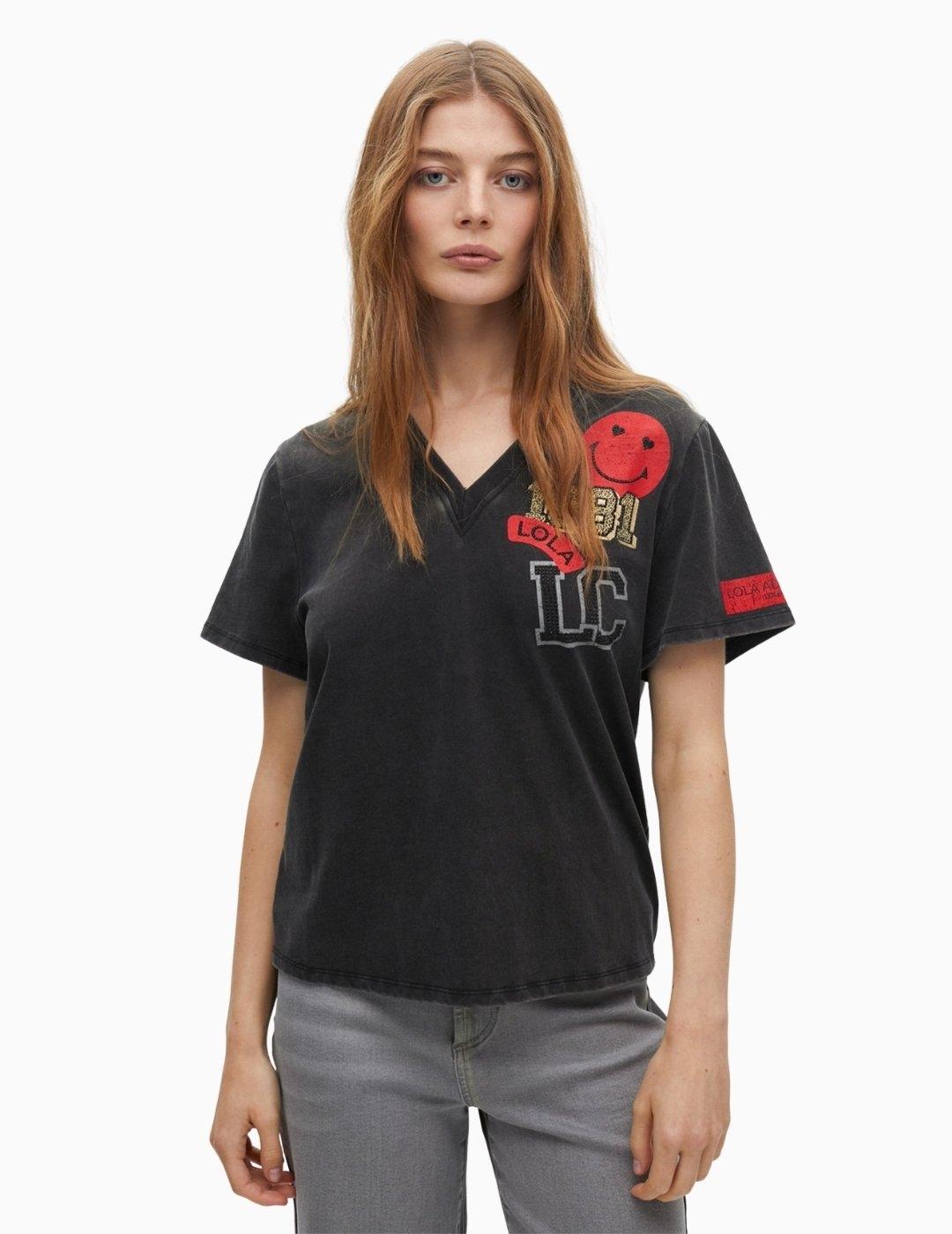CAMISETA  LOLA CSDM  MANGA CORTA PARCHES