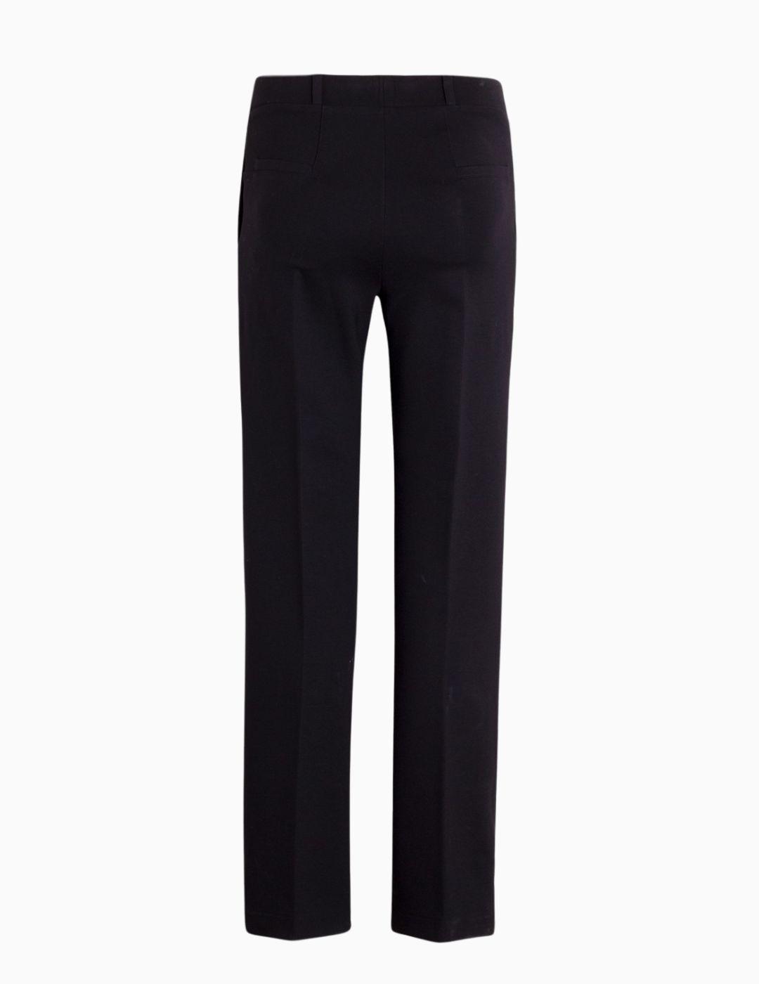 PANTALON MARTINA EMB PUNTO ROMA NEGRO 