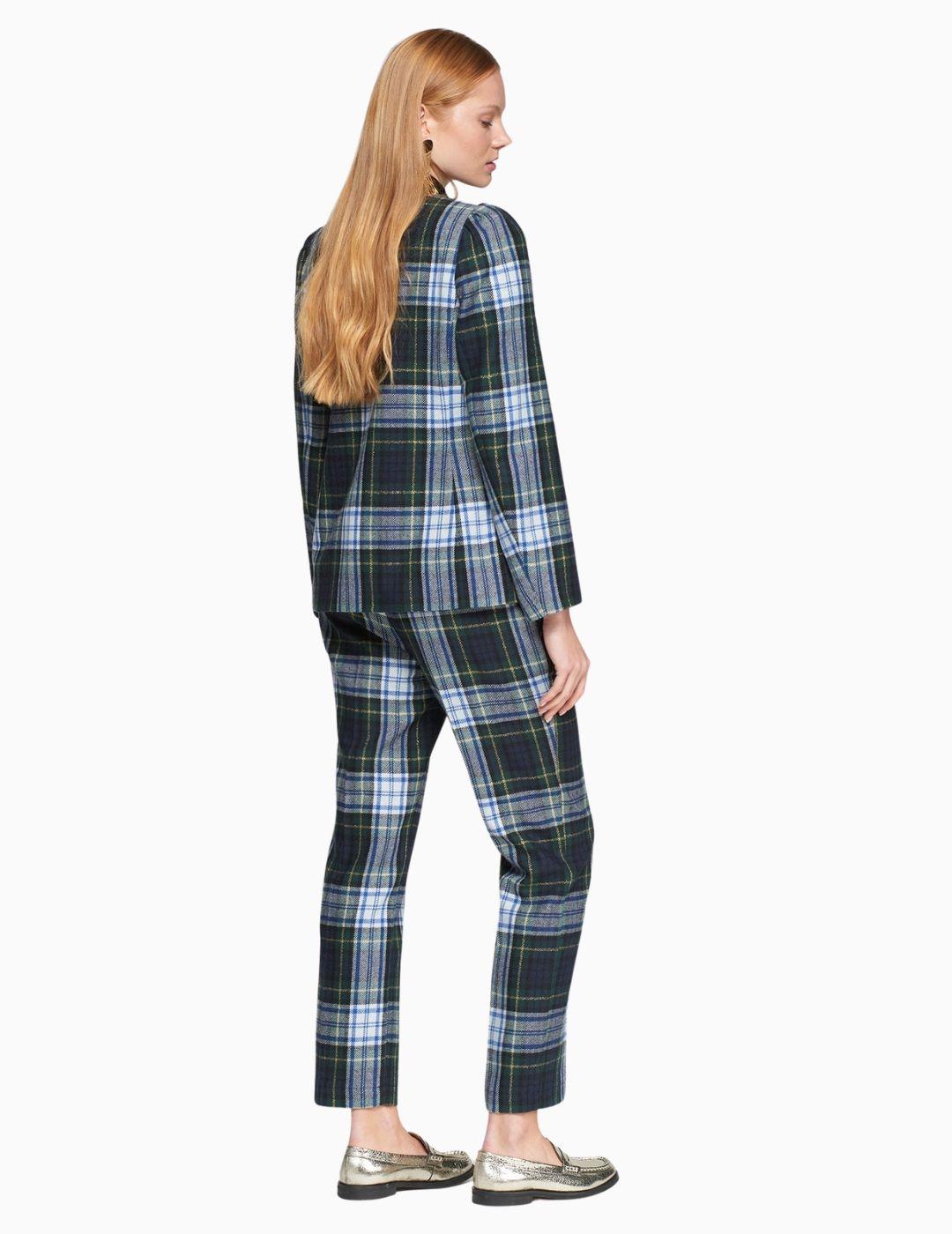 PANTALON VILAGALLO TIFFANY ESCOCES VERDE ORO 