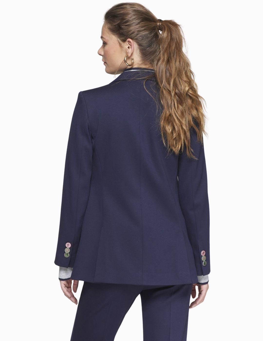 CHAQUETA VILAGALLO MARINO BOTONES FUN 