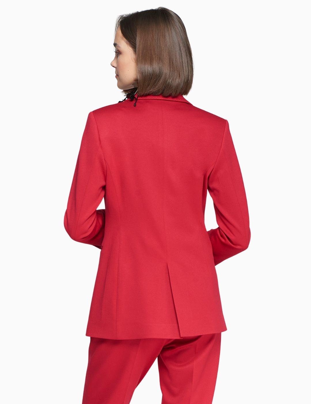 CHAQUETA VILAGALLO  ROJO ESTRUCTURA 